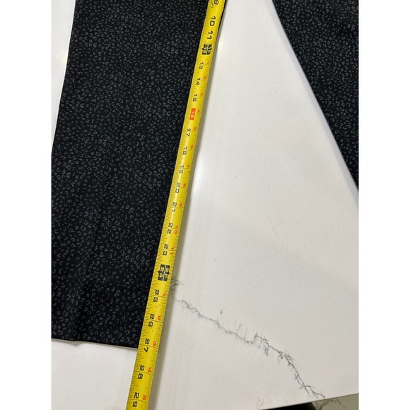 Zac & Rachel Black Leopard Patterned Dress Pants * Size M,Tummy-Controlled w3014 - Picture 7 of 7